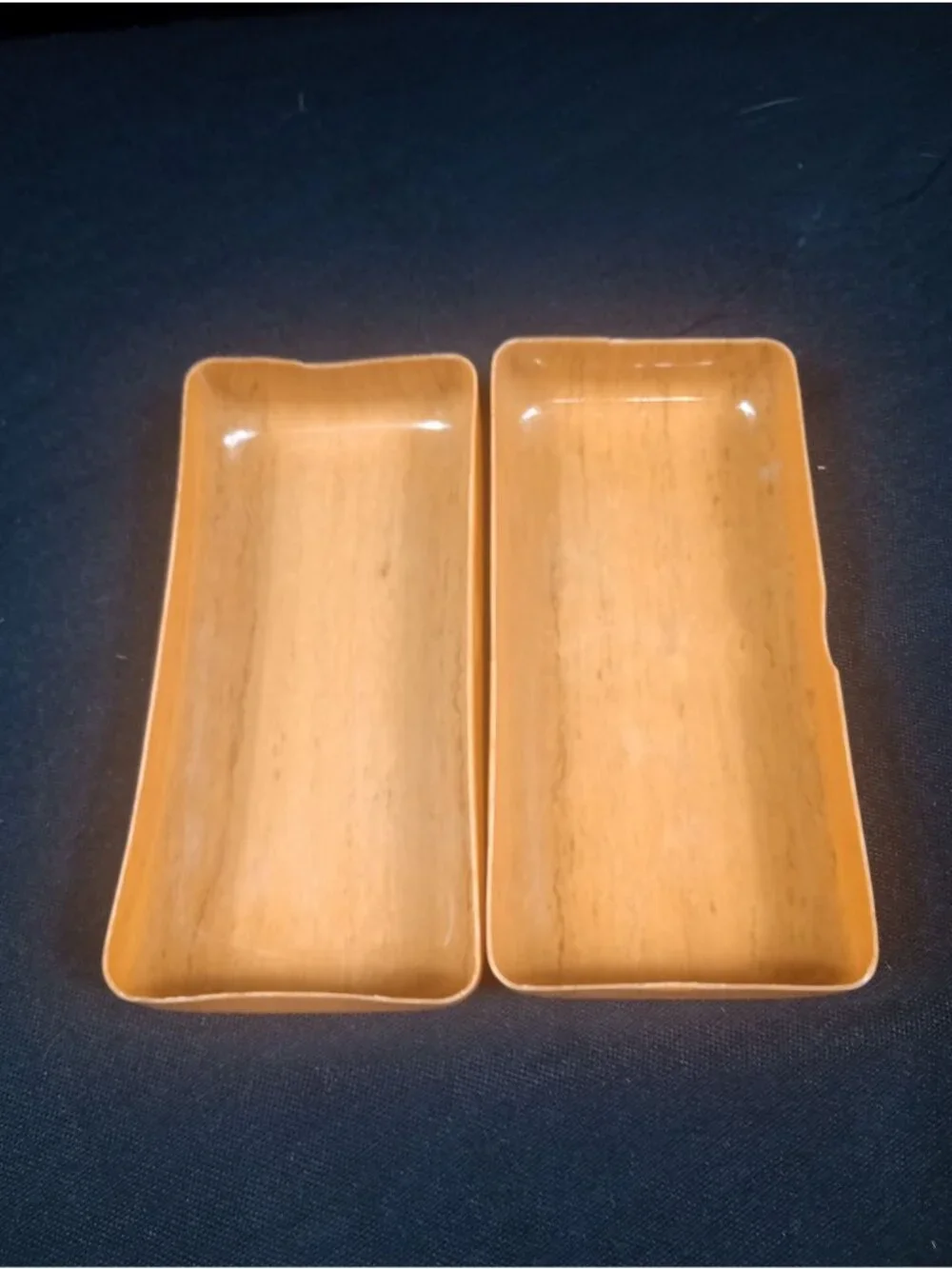 Vintage Retro Mud Century Celluloid Amber Colored Travel Soap Case